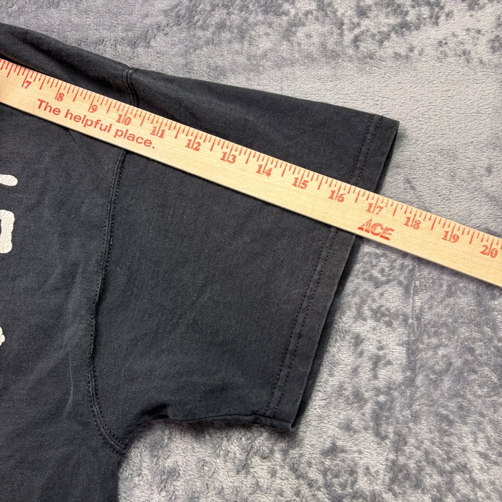 Vintage 1995 Frontline Gear Graphic‎ T Shirt Men XL Black Tribal Art Culture Tee - Picture 11 of 12